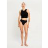 Modibodi menštruačné tangá Modicomfort Seamless Hi Waist Thong Light Black