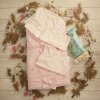 New Baby, Richelieu Darčekový balíček pre bábätko Káro ružový, veľ. 56 / 0–3 mesiace