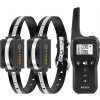 Rojeco PD529 1000m výcvikový obojok pre psov s 2 obojkami (čierny)
