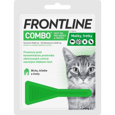 Frontline Combo Spot-On Cat 1 x 0,5 ml od 7,01 € - Heureka.sk