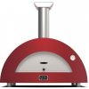 Pizza pec ALFA 2 Pizze wood, anitk červená
