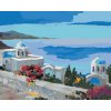 Diamantové maľovanie Diamondi - SANTORINI II, 40x50 cm, vypnuté plátno na rám (606869B)