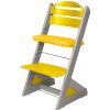 Jitro Detská rastúca stolička Plus ŠEDÁ VIACFAREBNÁ Žltá