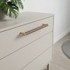 Hettich Drevená úchytka SOHO / Orech lakovaný - zlatá 160 mm