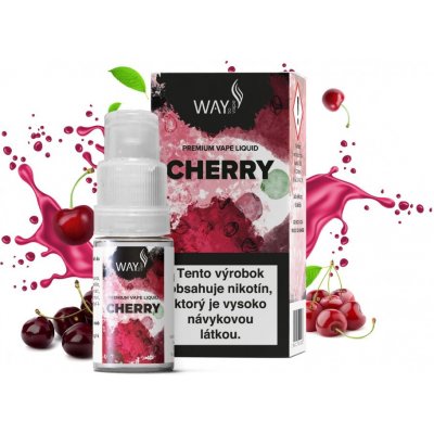 WAY to Vape Cherry objem: 10ml, nikotín/ml: 3mg