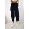 Kesi dámske nohavice Foxy so širokými nohavicami Modrá tmavo