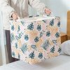 Úložný kôš na textil so sťahovacou šnúrkou - listy