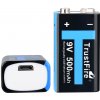 TrustFire 9V 550mAh nabíjací Li-Polymer Blok s USB nabíjaním