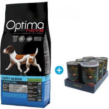 Optima Nova Dog Puppy Medium 12 kg