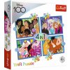 Trefl Trefl Puzzle 4v1 - Šťastný svet Disney / Disney 100