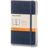 Moleskine Zápisník tvrdé dosky A6 linajkový modrý