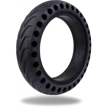 Scooter čierna Bezdušová dierovaná pneumatika 8,5