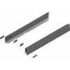 BLUM MERIVOBOX bočnice výška N, jm. délka 550 mm, orion šedá matná