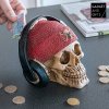Pokladnička Pirátska lebka so slúchadlami Gadget and Gifts - Sivá