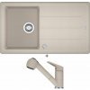 Franke BFG 611-86 sahara s excentrom + Franke FC 9547.082 NOVARA PLUS sahara