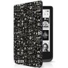 Puzdro pre čítačku e-kníh Connect IT Doodle pre PocketBook 616/627/632 (Basic Lux 4, Touch Lux 5, Touch HD3) (CEB-1076-DD) čierne/biele