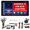 Automobilové rádio DVRMEDIA TOYOTA COROLLA / AURIS ANDROID AUTO/CARPLAY/4G+64G 2-DIN