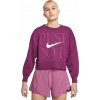 Dámska tréningová mikina Nike, DF GX GET FIT FC CW 12M WIN fialová,biela XL