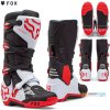 Fox Motion Boot mx čižmy white fluo red, bielo červená, US10.5/EUR44.5