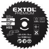 EXTOL PREMIUM Kotouč pilový HSS, Ř89x1x10mm, 44T