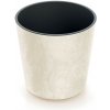 Prosperplast Kvetináč URBI ROUND EFFECT DURO250E 25cm krém