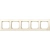 Rámček 5-násobný biela krémová Merten M-Plan (Schneider)