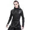 tričko gotický and punk DEVIL FASHION Computer Wave Čierna