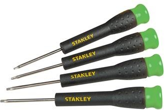 Stanley 4dílná sada přesných šroubováků, Torx