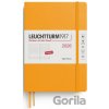 Leuchtturm 1917 Denný plánovač v tvrdej väzbe 2026 EN A5 oranžový