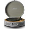 Gramofón s reproduktormi, prenoskou AT-3600 a Bluetooth Lenco LS-66GY - sivý