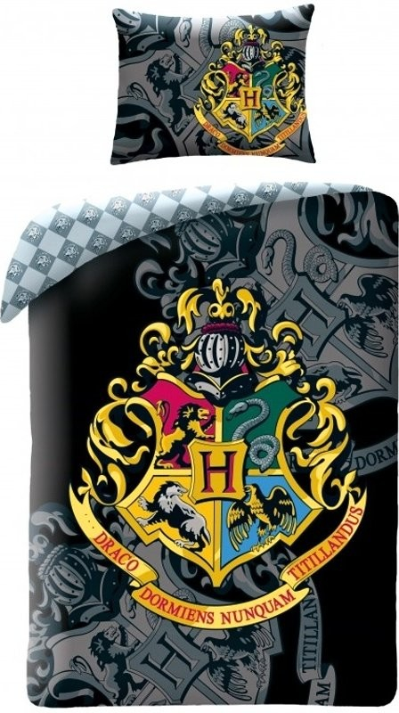 Halantex bavlna obliečky Harry Potter motív Hogwarts bavlna 70x90 140x200