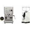 Profitec GO, brushed stainless steel + Eureka Mignon Silenzio, CR white
