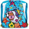 Bagmaster Bag LUMI 22 B školský vak na prezúvky / vak na cvičky - psík viacfarebný 1,5 l 220332