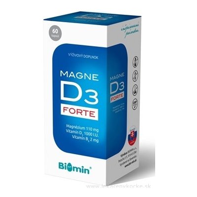 Biomin MAGNE D3 FORTE cps 1x60 ks