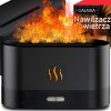 Parný zvlhčovač GALAXIA Zvlhčovač s efektom ohňa a Aromaterapiou 5 W 180 l čierny