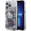 Sourcing Hello Kitty HKHCP14LHDGPHT iPhone 14 Pro 6.1 bílý/bílý pevný obal IML Kitty On Bricks Graffiti