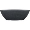 Scheurich Žardiniéra Barceo Oval Stony Black 58,5 x 23,7 x 19,5 cm