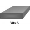 BranyPosuvne.sk Plochá plná oceľová tyč 30x6 mm (pásovina), bez povrchovej úpravy 3 m (J-P30x6-3)