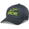 Kšiltovka RIDE SONIC, ALPINESTARS (šedá/žlutá fluo, vel. L/XL)