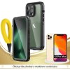 Odolné Vodotesné púzdro Luxria Resistant pre Apple iPhone - Čierne (certifikované) iPhone: 12 Pro Max
