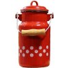Home Cook Smaltovaná konvica na mlieko 1 L RED