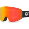 Lyžiarske a snowboardové okuliare VIF SKI & SNB Black x Fire Red