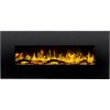 Aflamo Elektrický krb AFLAMO Albion 42 NH - realistický oheň - nástenný alebo vstavaný - 110x49x14 cm - dekoratívny elektrický krb LED bez funkcie vykurovania