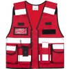 Korntex Bonn Reflexná vesta pre špeciálne jednotky KX040 Red XXL/4XL