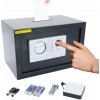 ELEKTRONICKÝ TREZOR NA ODTLAČKY PRSTOV KÓD ŠIFRY SOLID 6,5 kg POKLADNIČKA