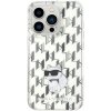 Neuveden karl Lagerfeld Monogram Chúpette kryt pre iPhone 15 Pro Max - strieborný 3666339163624 - možnosť vrátiť tovar ZADARMO do 30tich dní