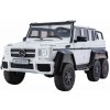 mamido Elektrické autíčko Mercedes G63 6x4 24V biele