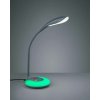 TRIO reality R52781242 Krait USB Stolová lampička 125mm RGBW-LED 1X3W/300lm 3000K Antracitová