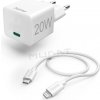 Hama 201620 set: rýchla USB nabíjačka USB-C PD 20 W + kábel USB-C Lightning 1 m