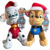 Vianočné Plyšák Chase a Marshall Tlapková Patrola | Paw Patrol 26 cm Chase